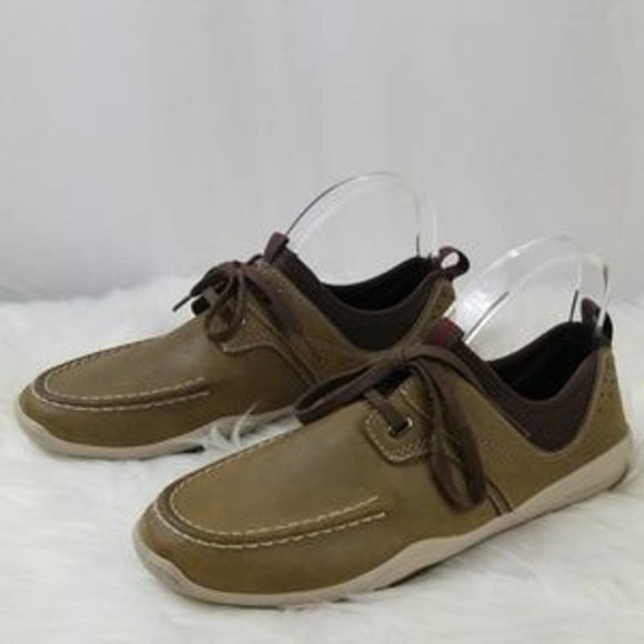 Margaritaville Boat Lace Up Mens Shoes Tan/Brown Sz 8.5 - Picture 3 of 8